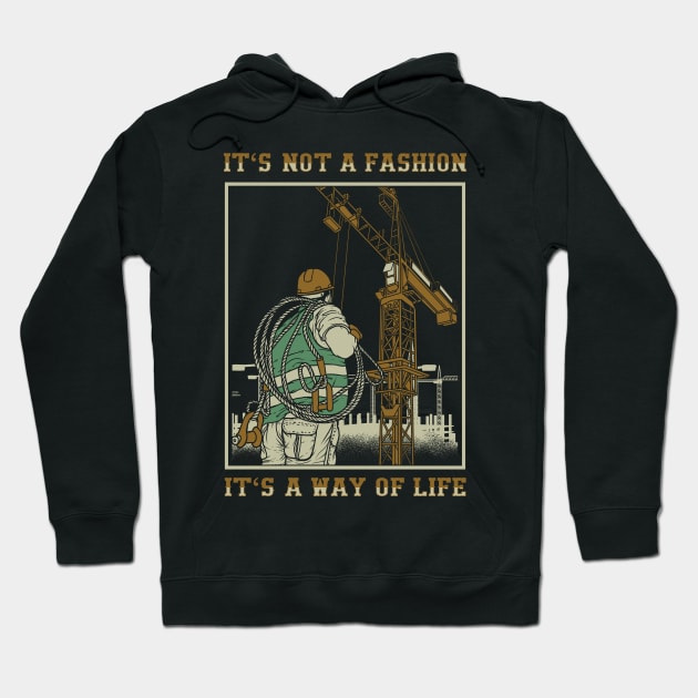 Operator Tower Cranes Hoodie by damnoverload